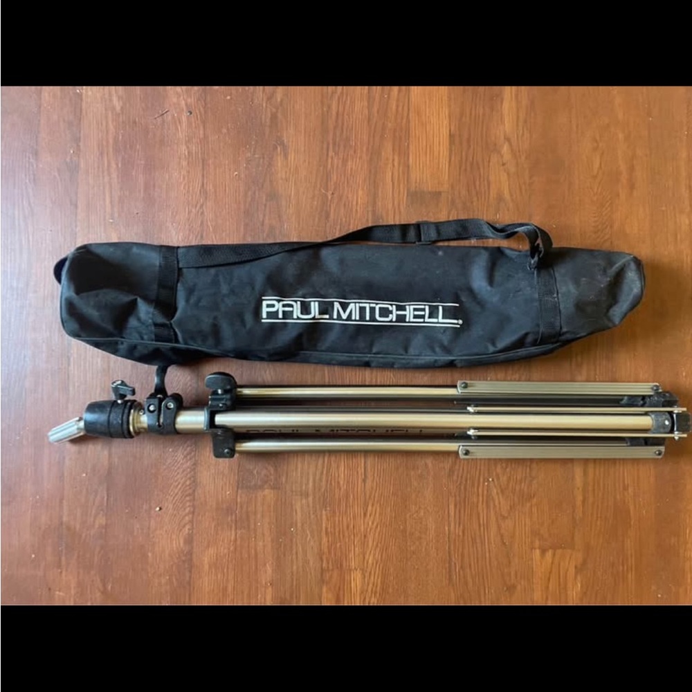 Paul Mitchell Tripod with Black and Silver Design